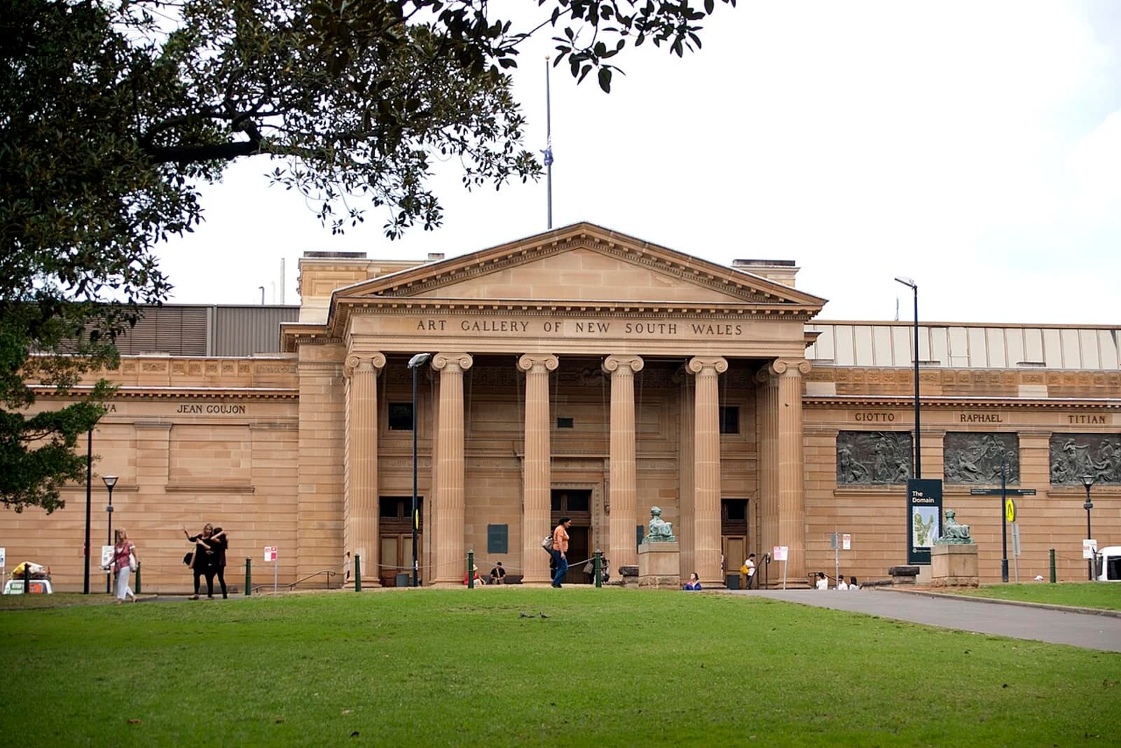 Art Gallery of New South Wales viewed from The Domain, Sydney