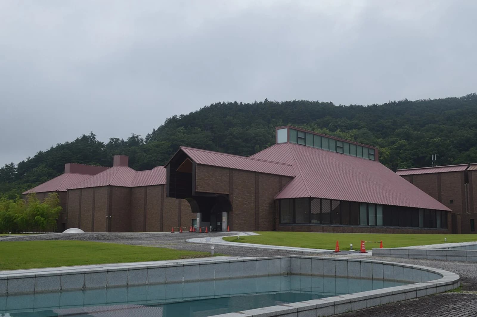Exterior of the Fukushima Prefectural Museum of Art, Fukushima, Japan