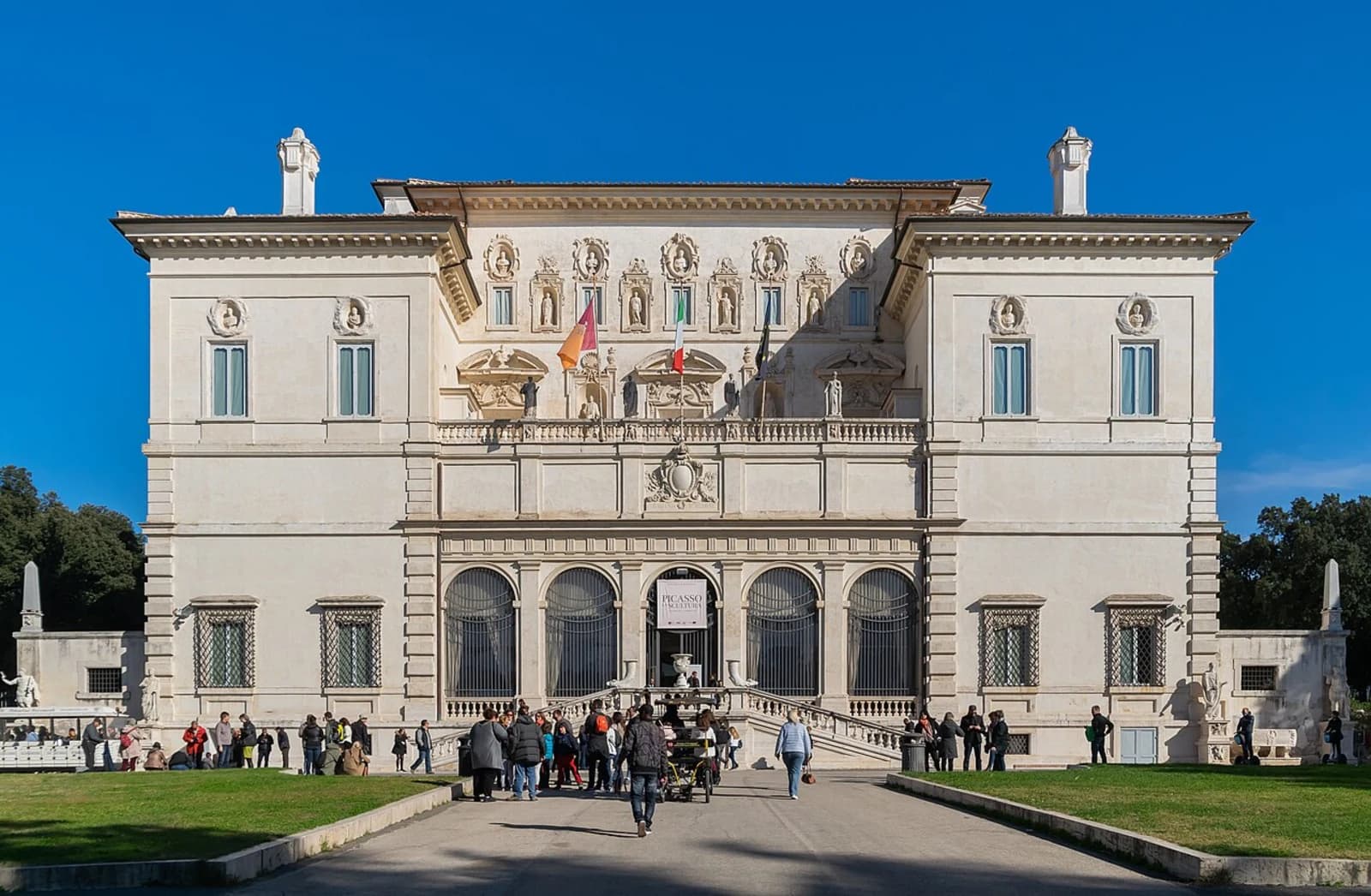 Exterior of the Galleria Borghese, Rome
