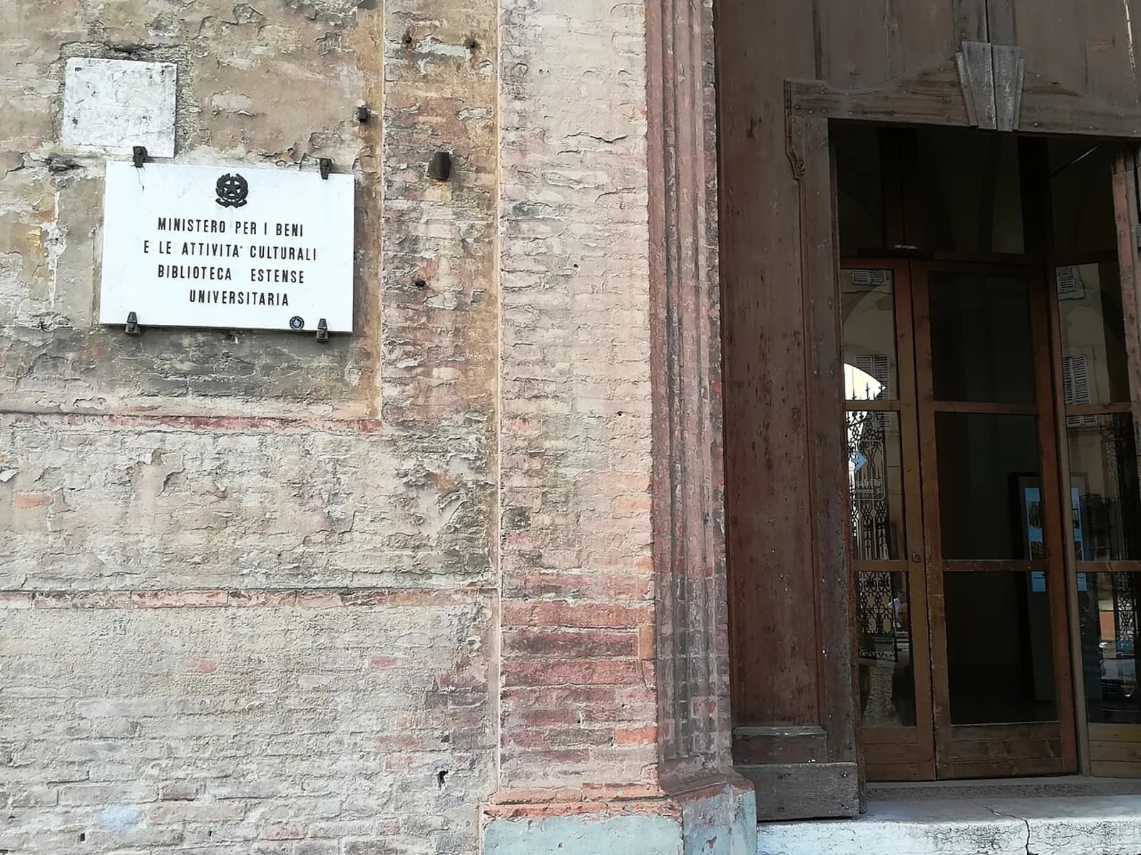 Exterior of the Palazzo dei Musei, Modena, housing the Galleria Estense