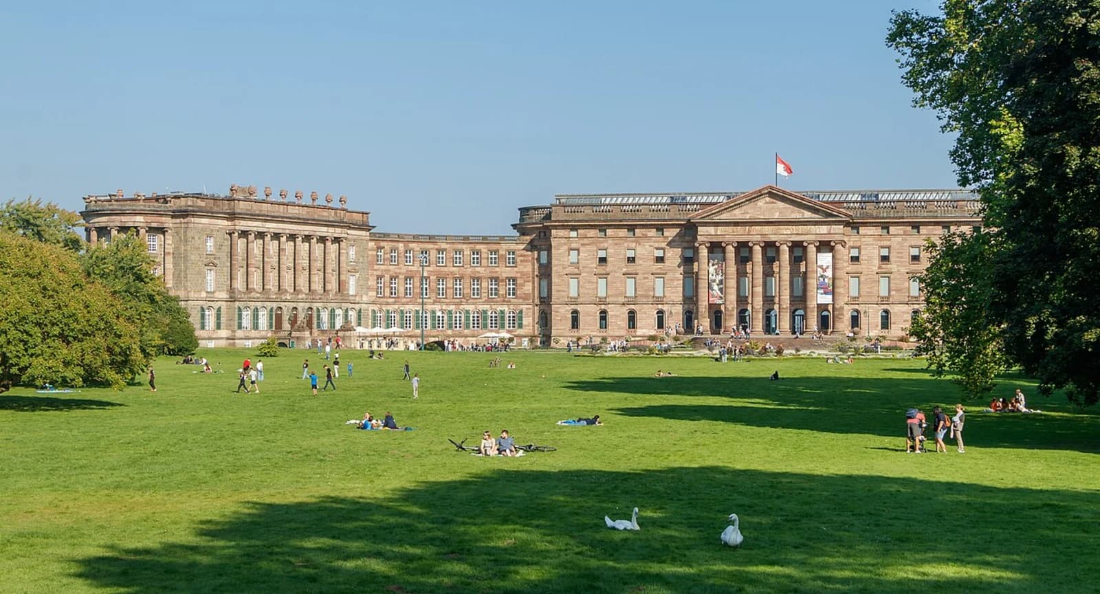 Schloss Wilhelmshohe palace in Kassel, Germany, which houses the Gemaldegalerie Alte Meister