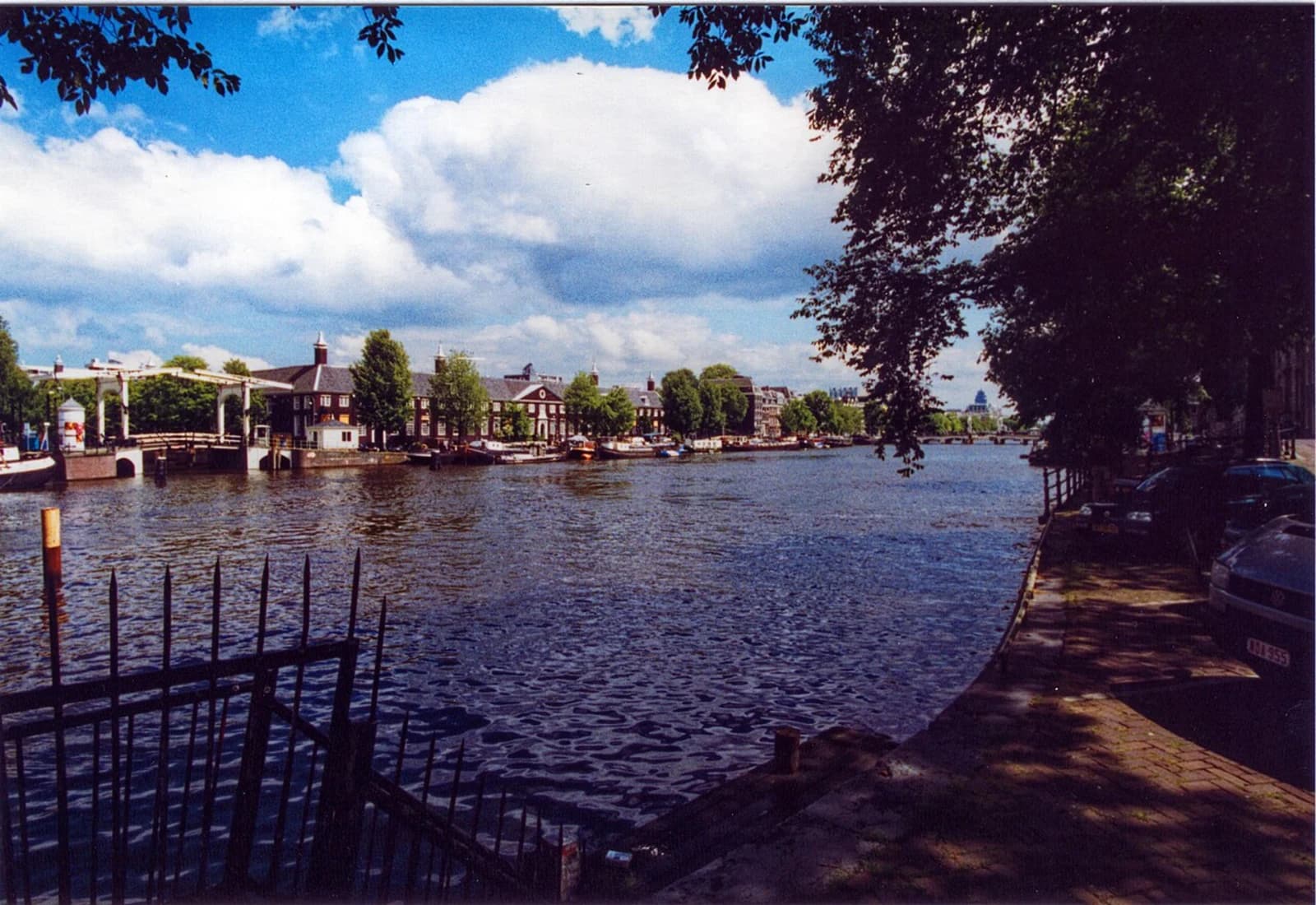 The Hermitage Amsterdam building (now Hart Museum) viewed from the southeast along the Amstel river