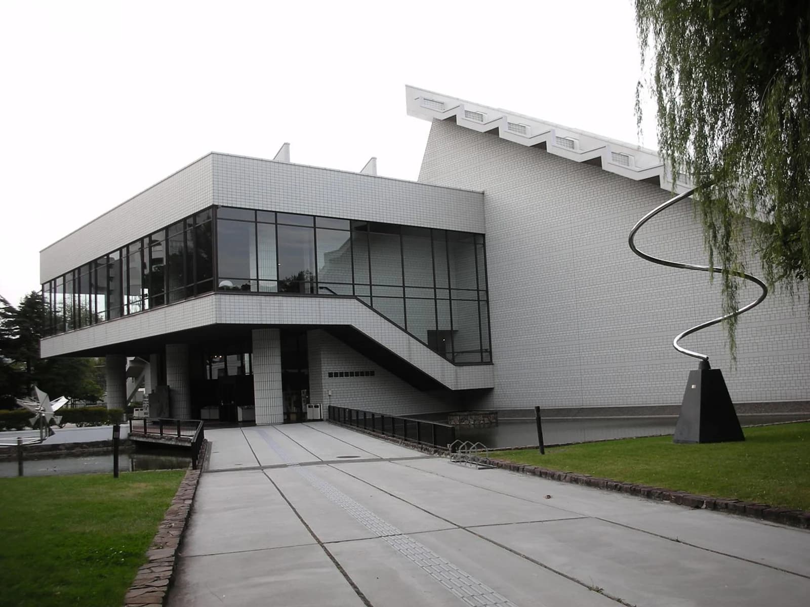 Exterior of the Hokkaido Museum of Modern Art in Sapporo, Japan