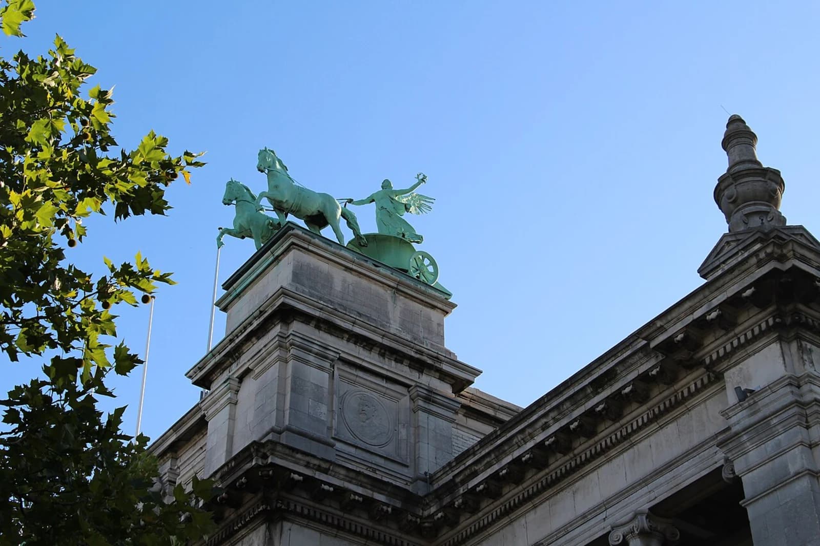 Exterior of the Koninklijk Museum voor Schone Kunsten Antwerpen at Leopold de Waelplaats, Antwerp