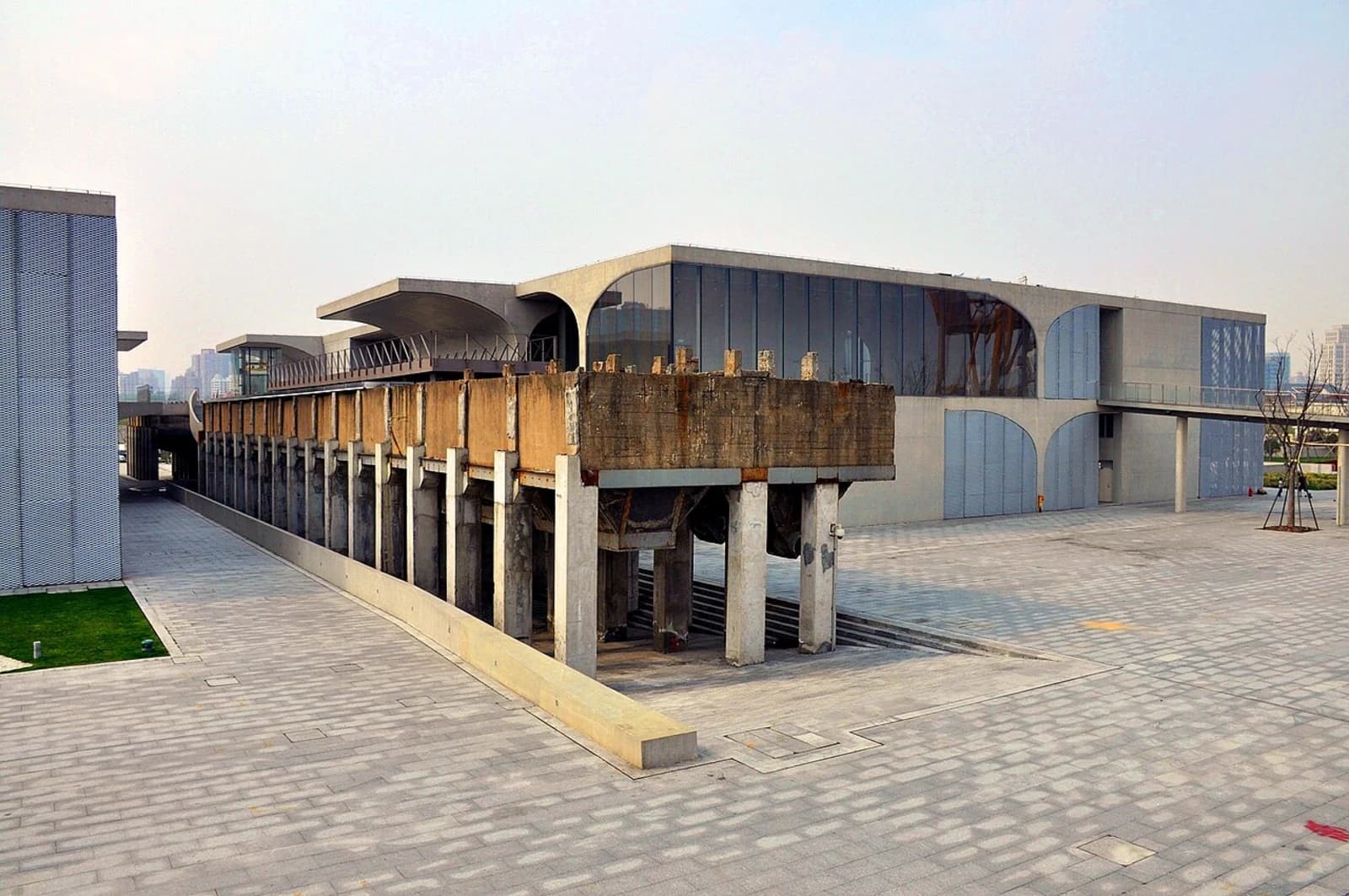 Exterior of the Long Museum on Long Teng Avenue, West Bund, Shanghai