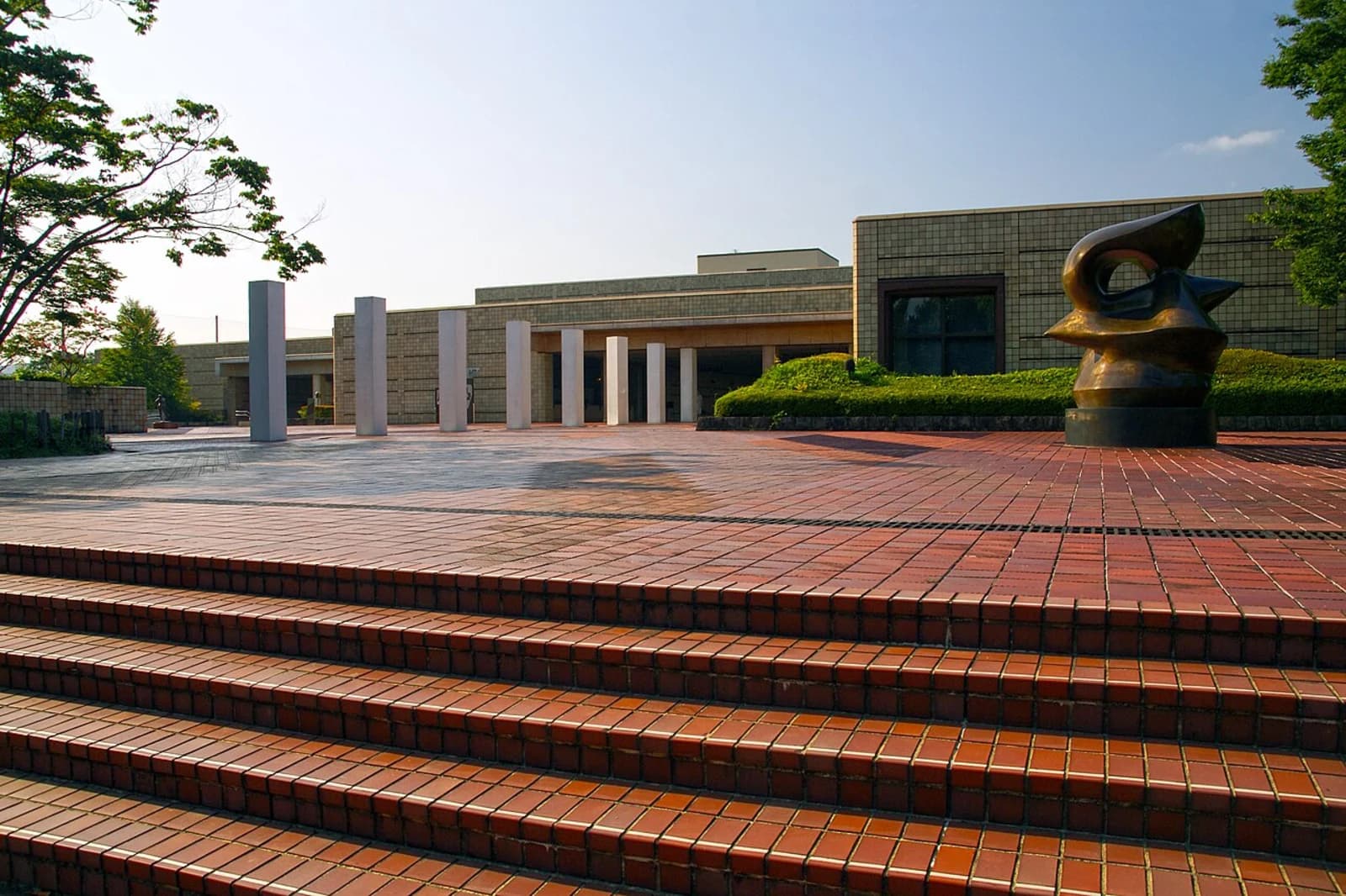 Exterior of the Miyagi Museum of Art, Sendai, Japan