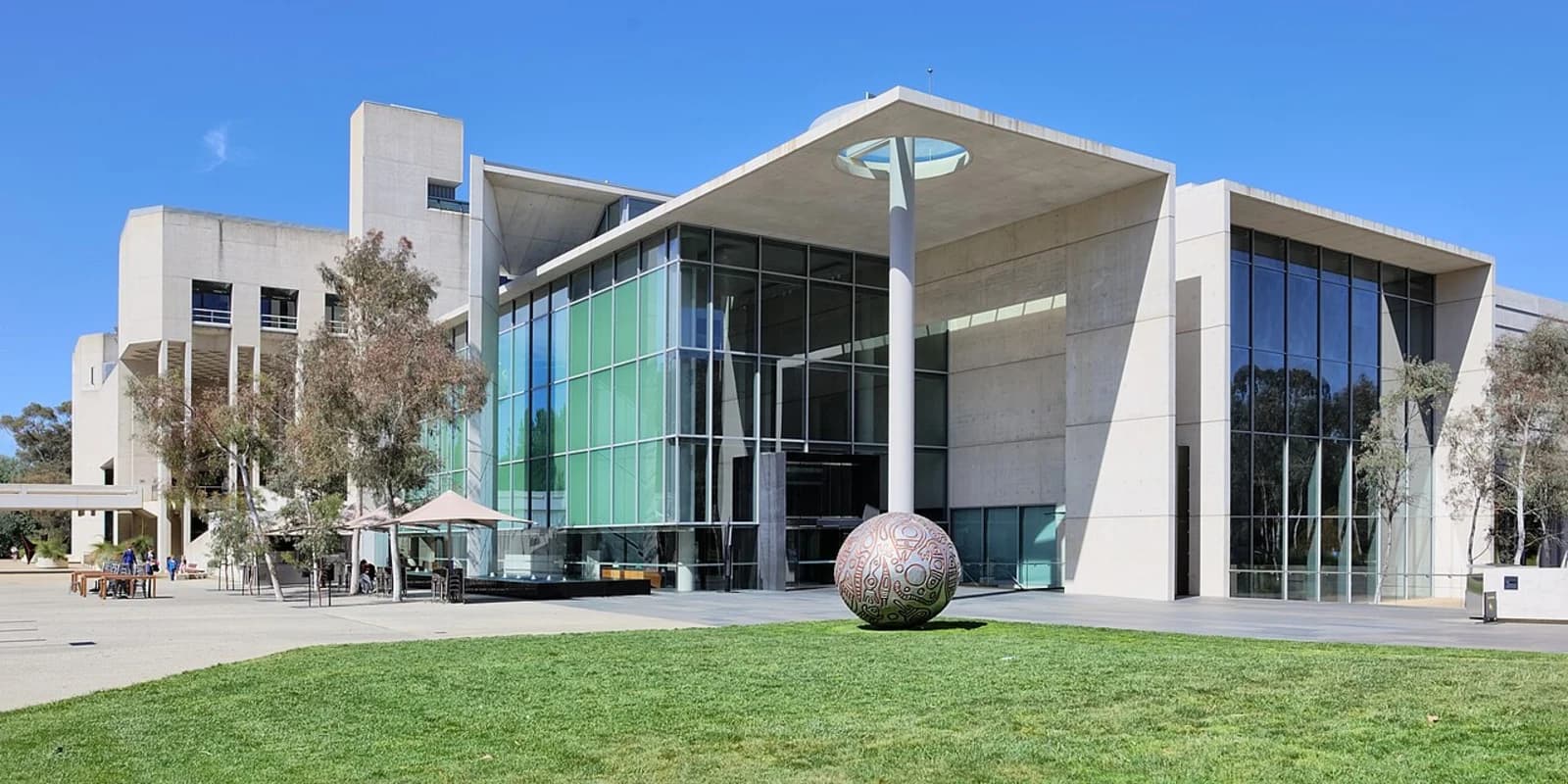 National Gallery of Australia seen from the southwest, Canberra