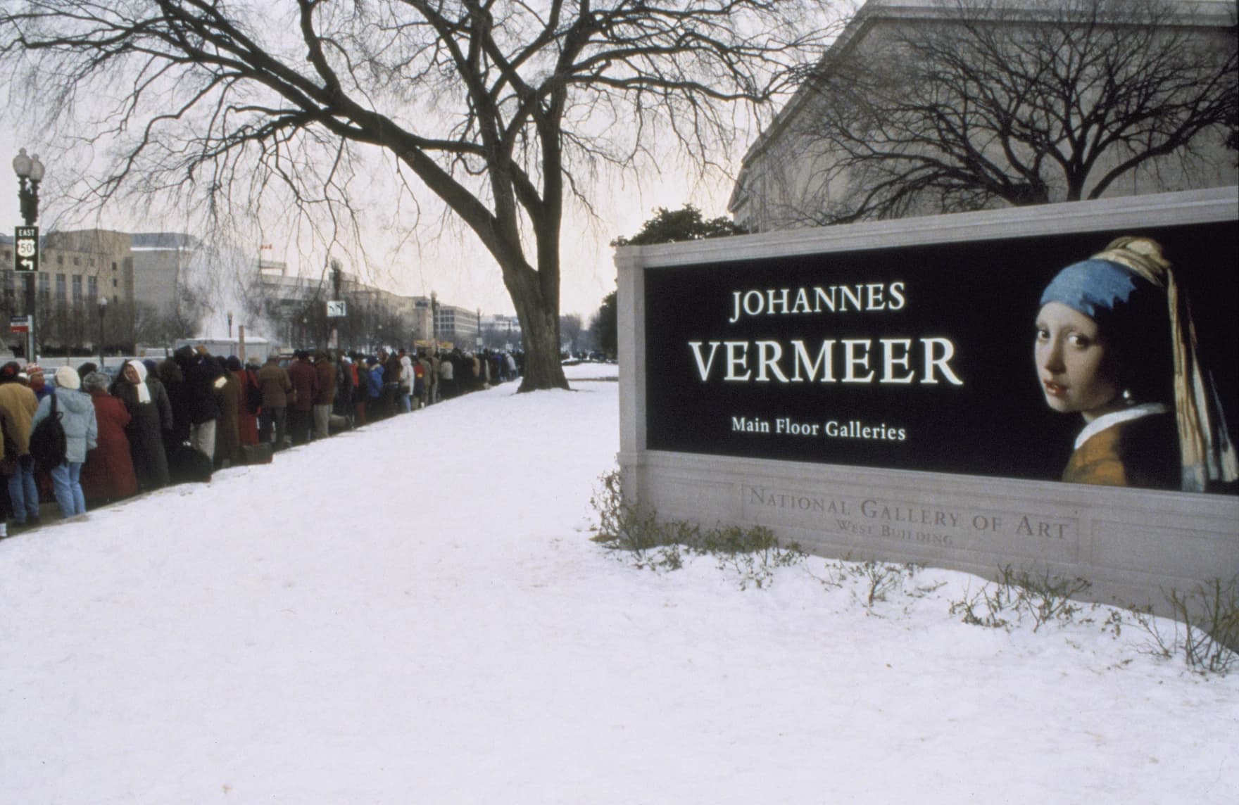 Johannes Vermeer exhibition at the National Gallery of Art, Washington, 1995–1996