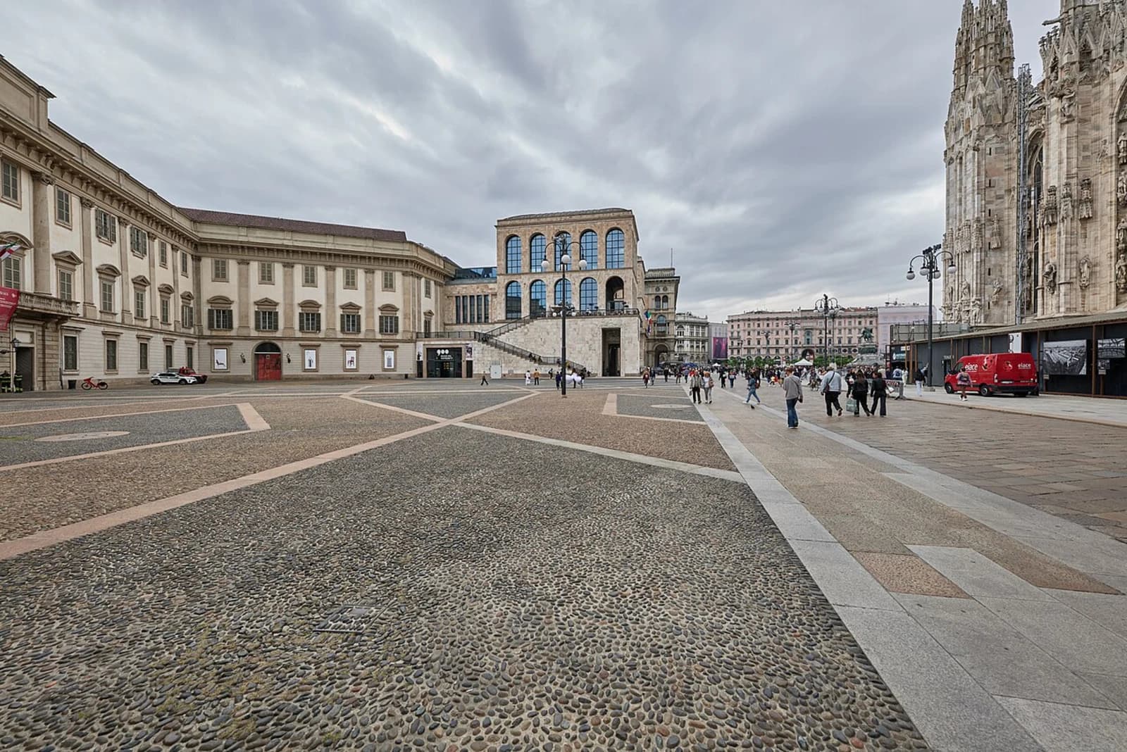 Exterior facade of Palazzo Reale, Milan