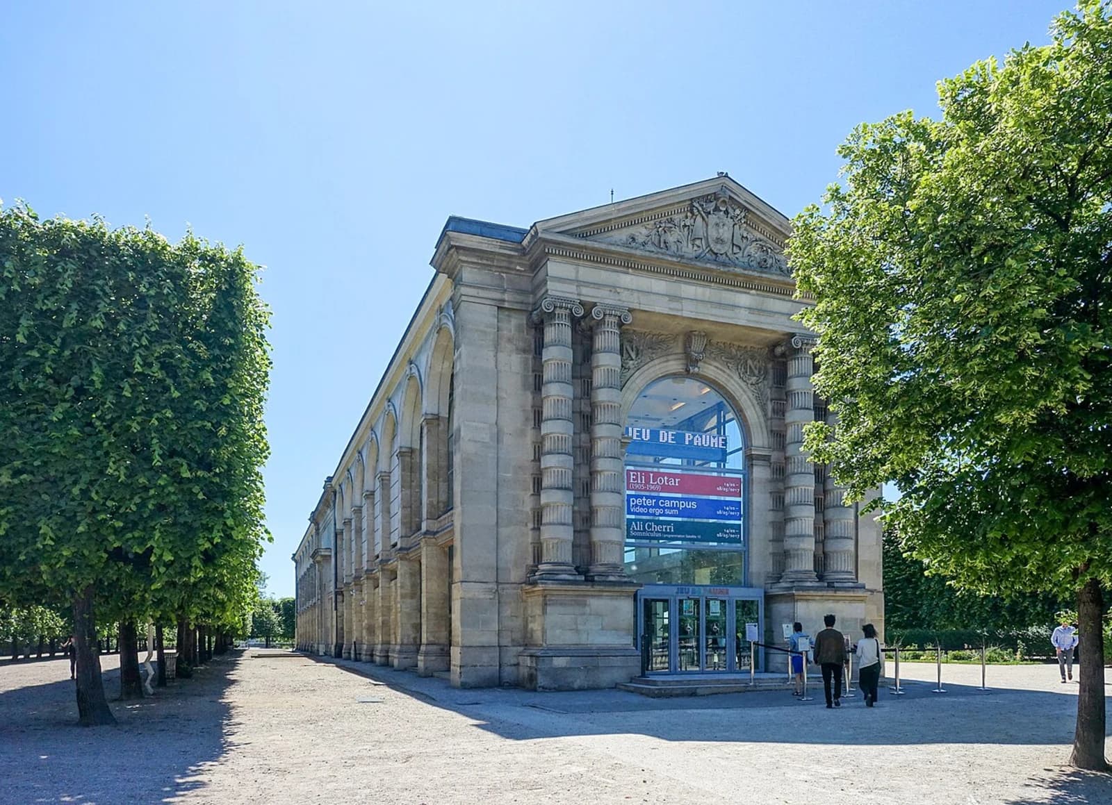 Exterior view of the Salle du Jeu de Paume in the Jardin des Tuileries, Paris