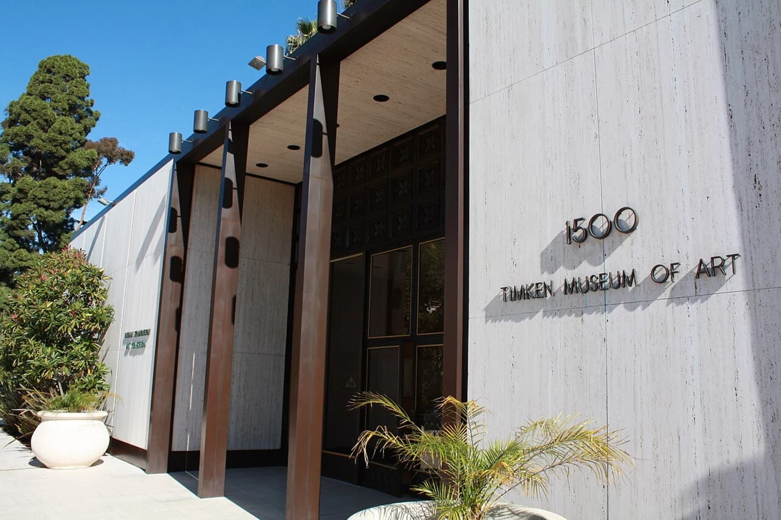 The entrance to the Timken Museum of Art in Balboa Park, San Diego