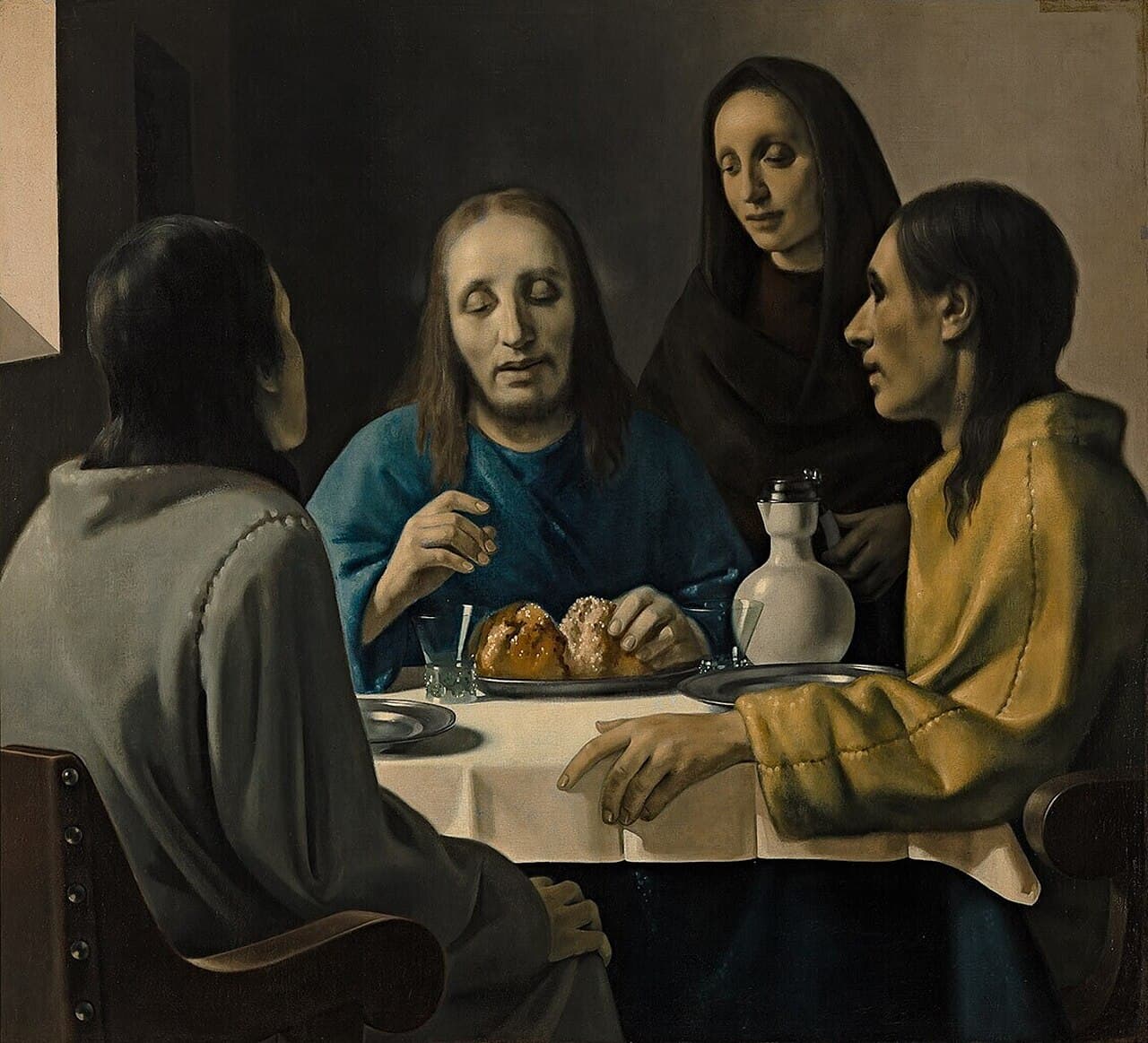 Christ at Emmaus, a 1937 forgery by Han van Meegeren in the manner of Johannes Vermeer