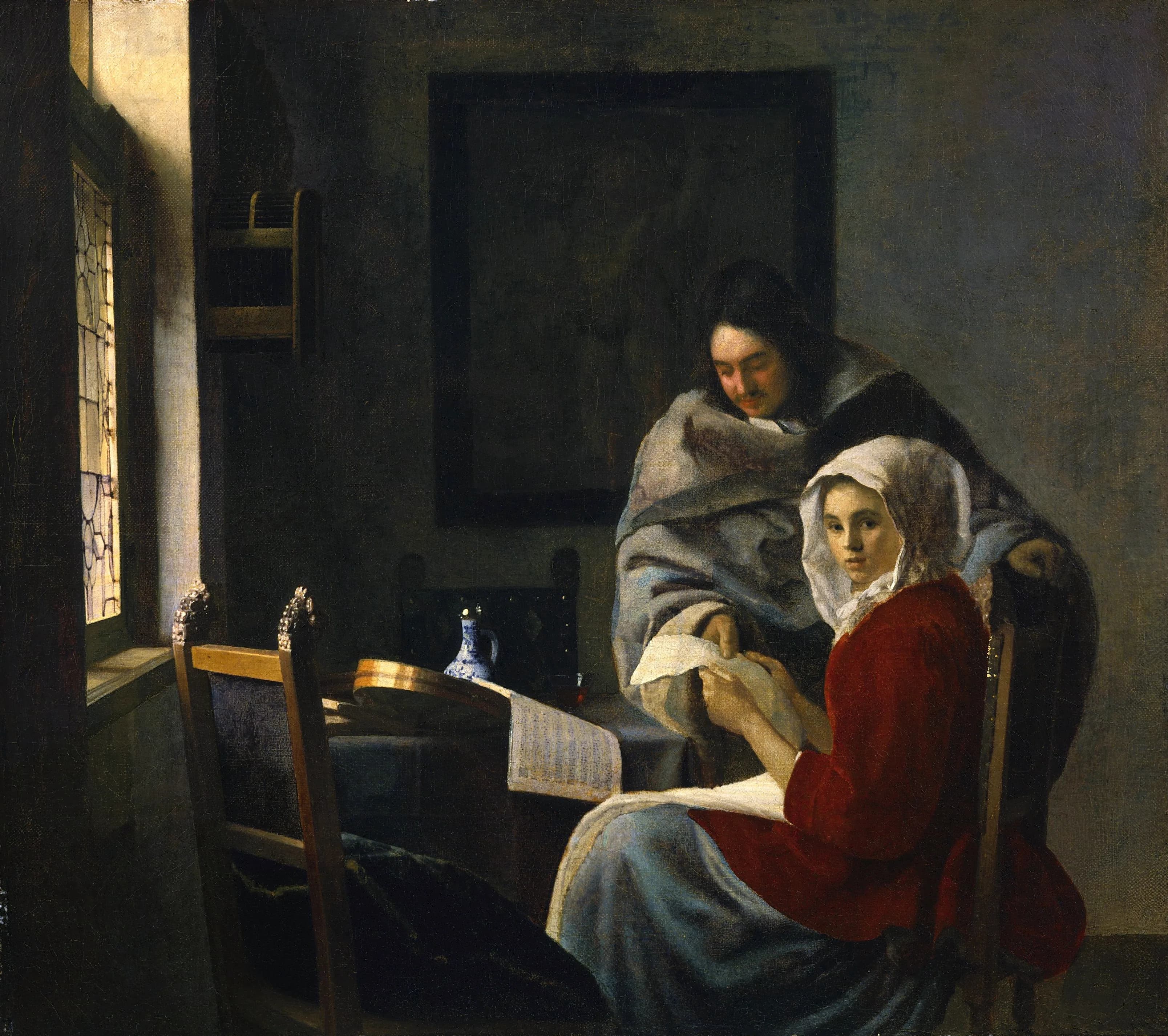 Girl Interrupted in her Music by Johannes Vermeer