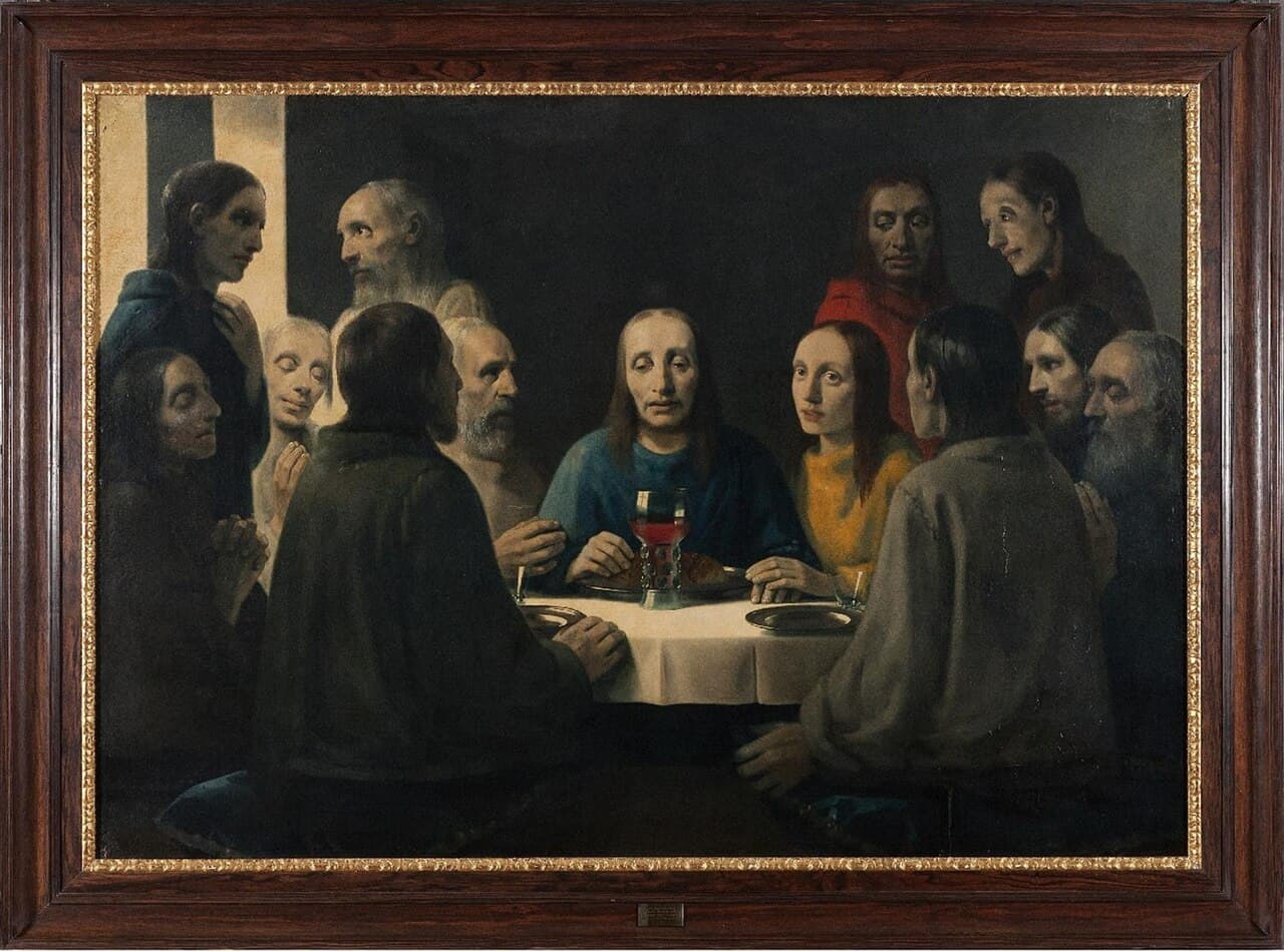 The Last Supper II, a 1940-42 forgery by Han van Meegeren in the manner of Johannes Vermeer